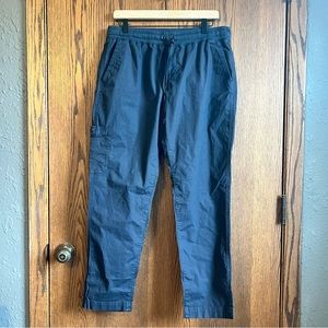 L.L.Bean Women's M Waterproof Rain Pants Grey Ripstop Nylon